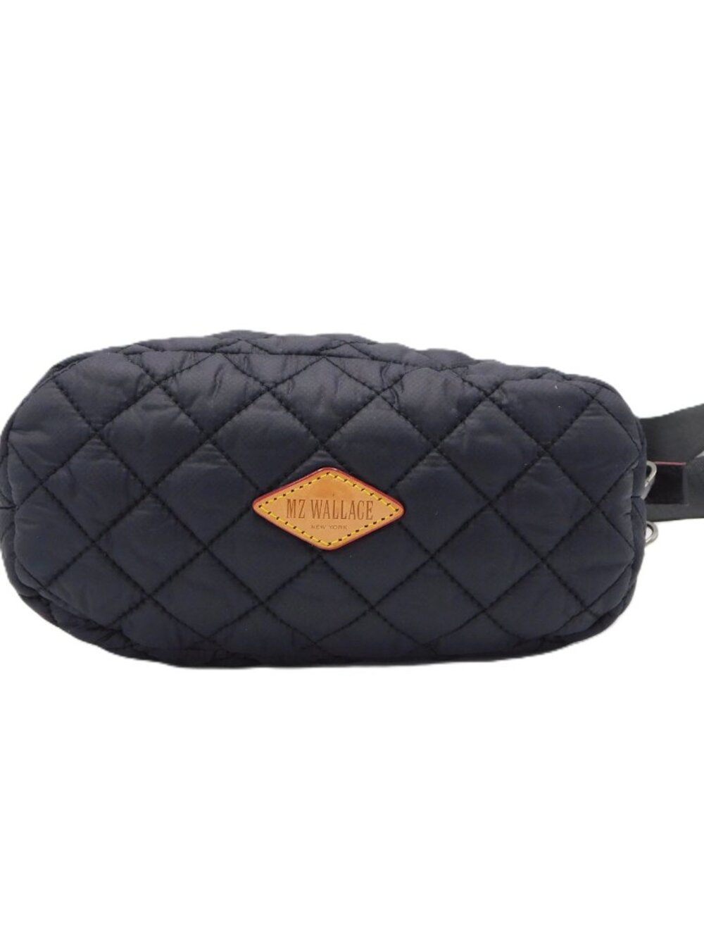 MZ Wallace Black Quilted Nylon Messenger Crossbody Bag | EUC - Picture 7 of 12
